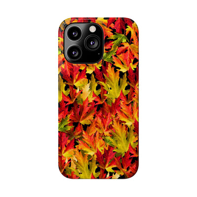 Fall Leaves Slim Cute Phone Cases for Iphone  | iPhone 15 Case | iPhone 15 Pro Max Case, Iphone 14, Iphone 14 Pro Max, Iphone 13