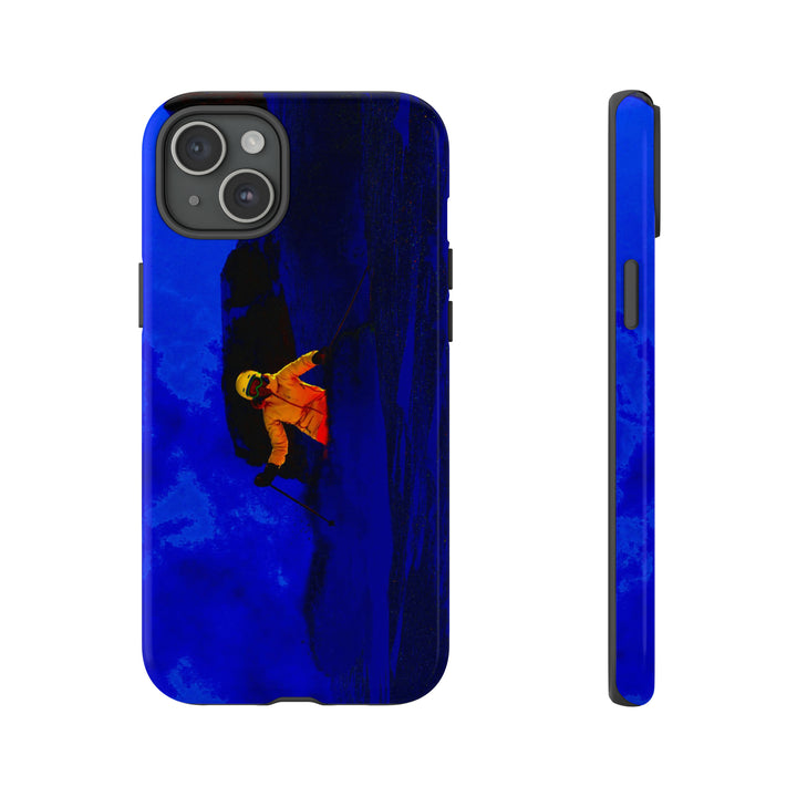 Cute IPhone Case | iPhone 15 Case | iPhone 15 Pro Max Case, Iphone 14 Case, Iphone 14 Pro Max Case IPhone Case for Art Lovers, Skier Mountain Night - Studio40ParkLane