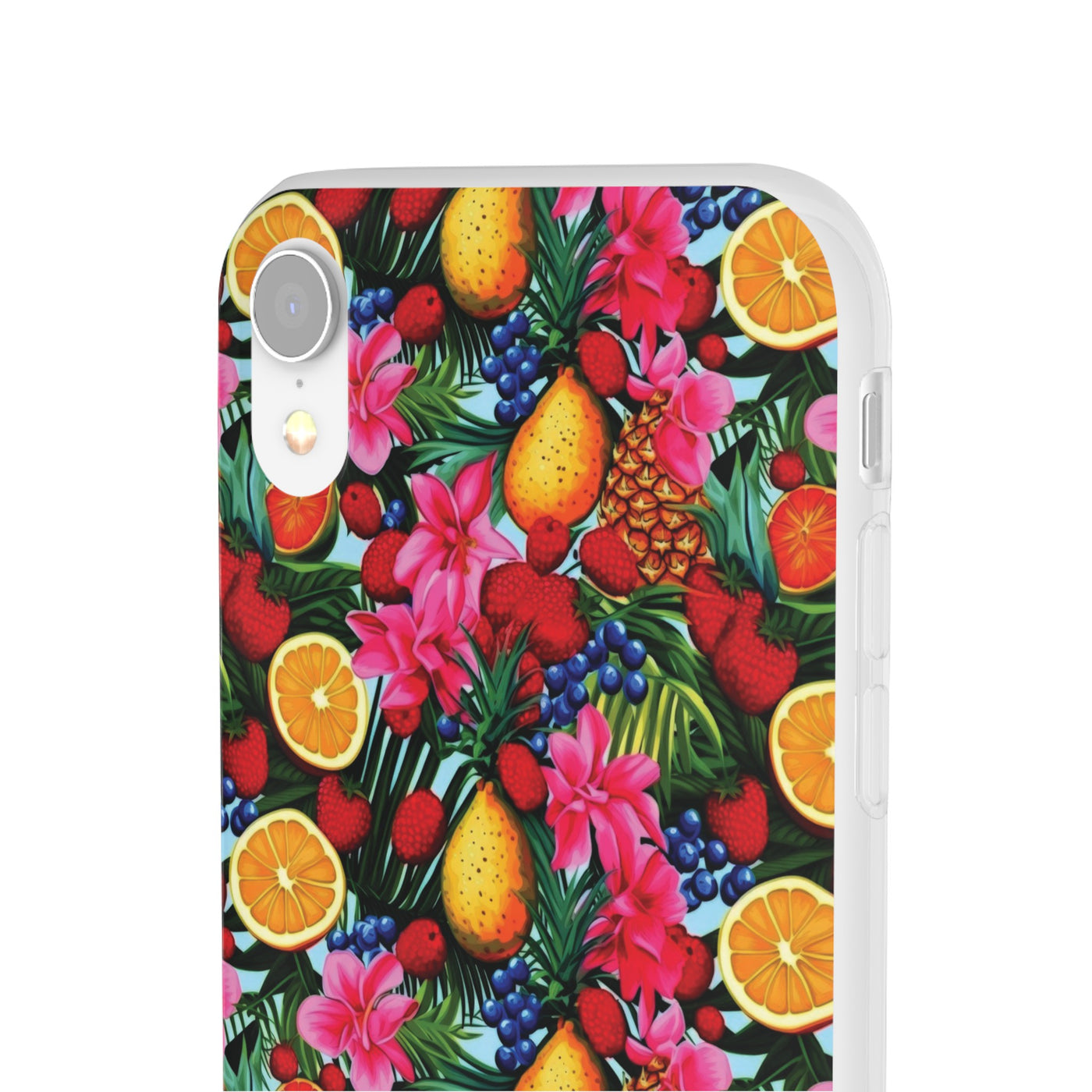 Cute Flexi Phone Cases, For Iphones and Samsung Galaxy Phones, Summer Mixed Fruit, Galaxy S23 Phone Case, Samsung S22 Case, Samsung S21, Iphone 15, Iphone 14, Iphone 13