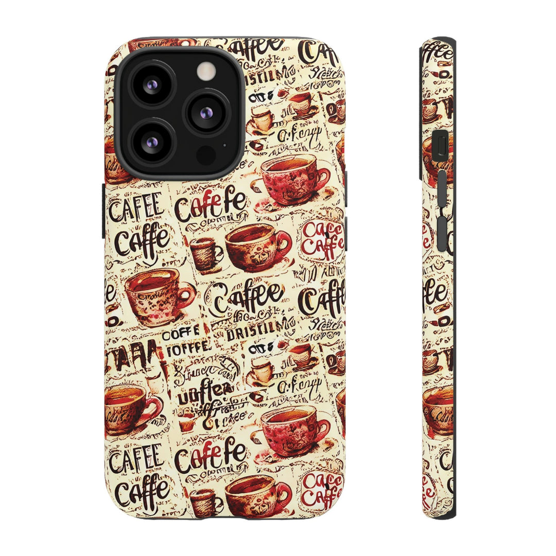 Cute IPhone Case | Paris Coffee Cup, iPhone 15 Case | iPhone 15 Pro Case, Iphone 14 Case, Iphone 14 Pro Max Case, Protective Iphone Case - Studio40ParkLane