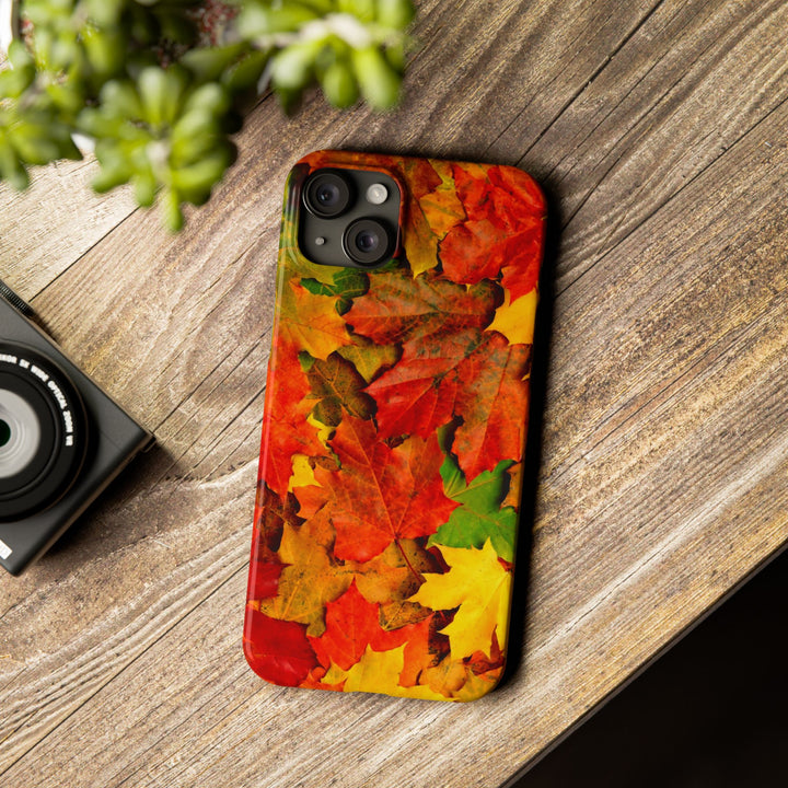 Slim Fall Leaves Slim Cute Phone Cases for Iphone | iPhone 15 Case | iPhone 15 Pro Max Case, Iphone 14, Iphone 14 Pro Max, Iphone 13 - Studio40ParkLane
