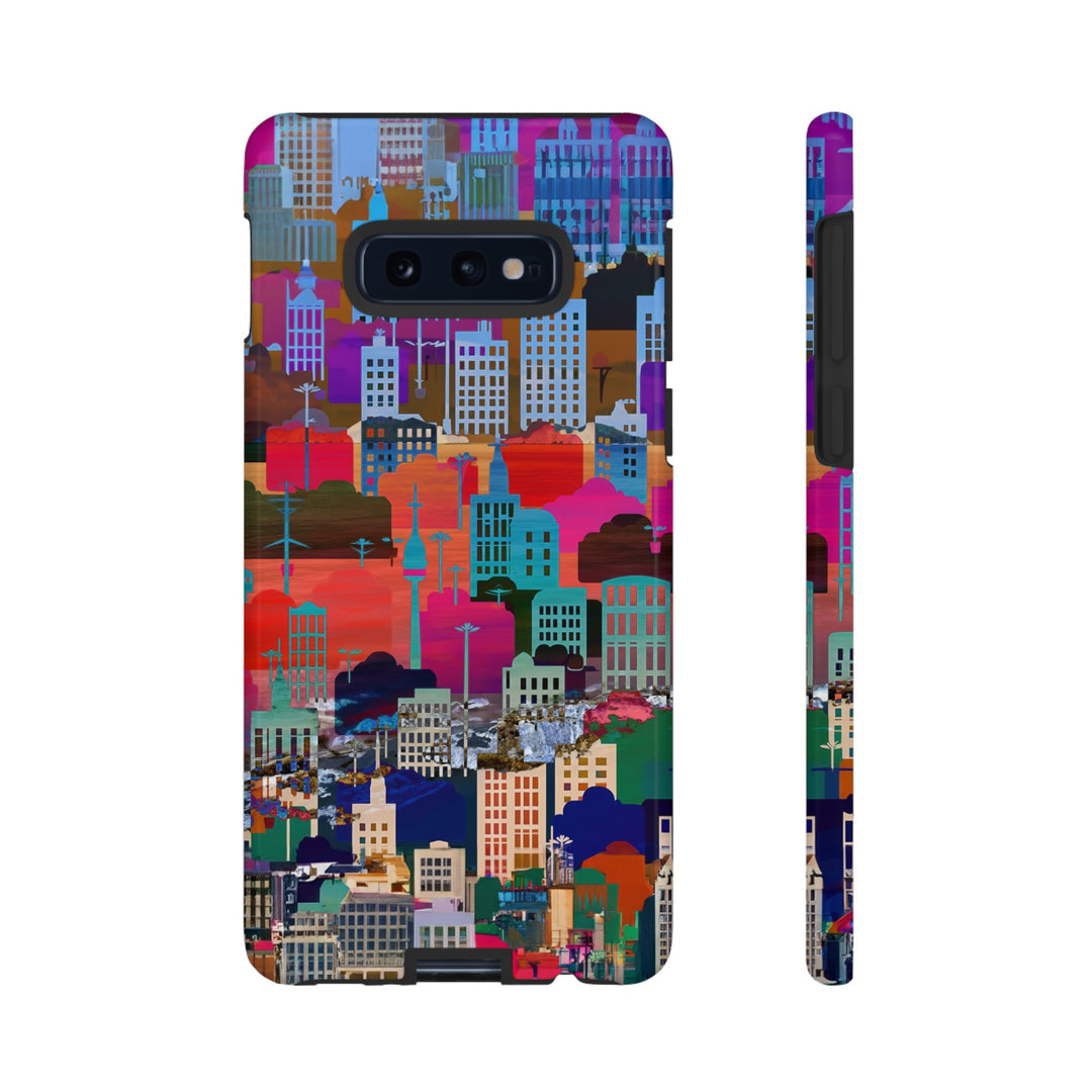 Cute Samsung Case | Cool Iphone Case | Summer City Skyline, Samsung S24, S23, S22, S21, IPhone 15 Case | Iphone 14 Case, Iphone 13 Case - Studio40ParkLane