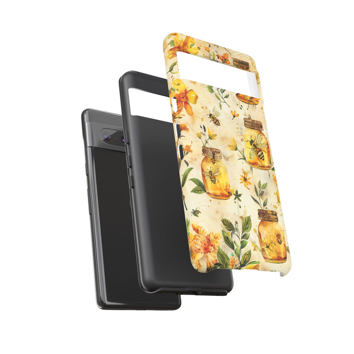 Impact Resistant, Honey Bees, Cute Phone Cases for Samsung S24, S23, S22, S21, IPhone 15 pro Iphone 14 pro Iphone 13 IPhone 12 Iphone 11 - Studio40ParkLane