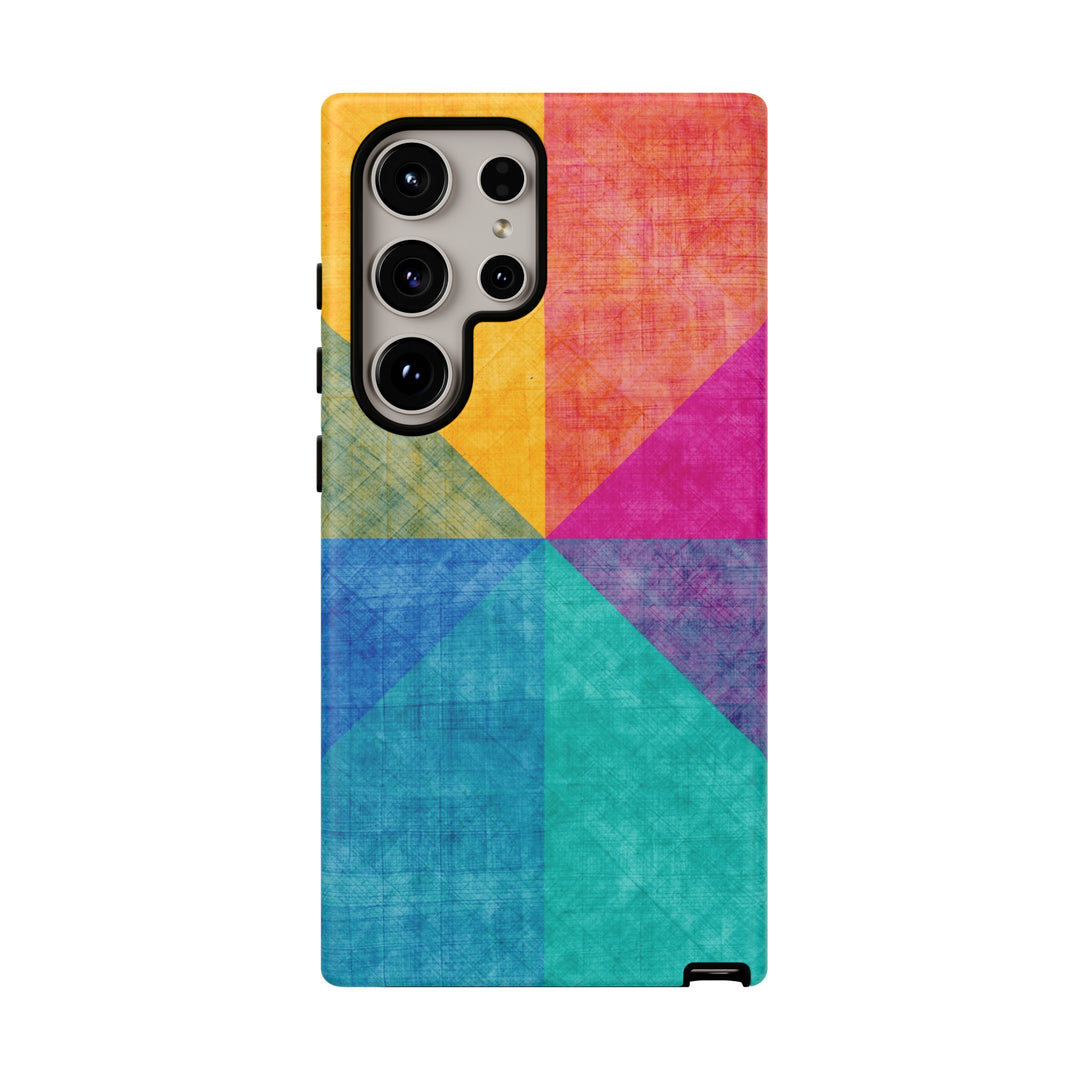 Impact Resistant, Colored Shapes, Cute Phone Cases for Samsung S24, S23, S22, S21, IPhone 15 pro Iphone 14 pro Iphone 13 IPhone 12 Iphone 11 - Studio40ParkLane