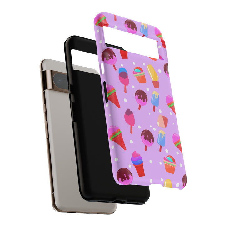 Cute Samsung Case | Cool Iphone Case | Summer Pink Ice - Cream, Samsung S24, S23, S22, S21, IPhone 15 Case | Iphone 14 Case, Iphone 13 Case - Studio40ParkLane