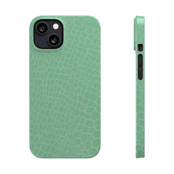 Slim Non Leather Mint Color Pattern Gift for Her Cute Phone Cases for Iphone 16 Pro Max | iPhone 15 Case | iPhone 15 Pro Max Case, Iphone 14, 13, 12, 11, 10, 8, 7 - Studio40ParkLane