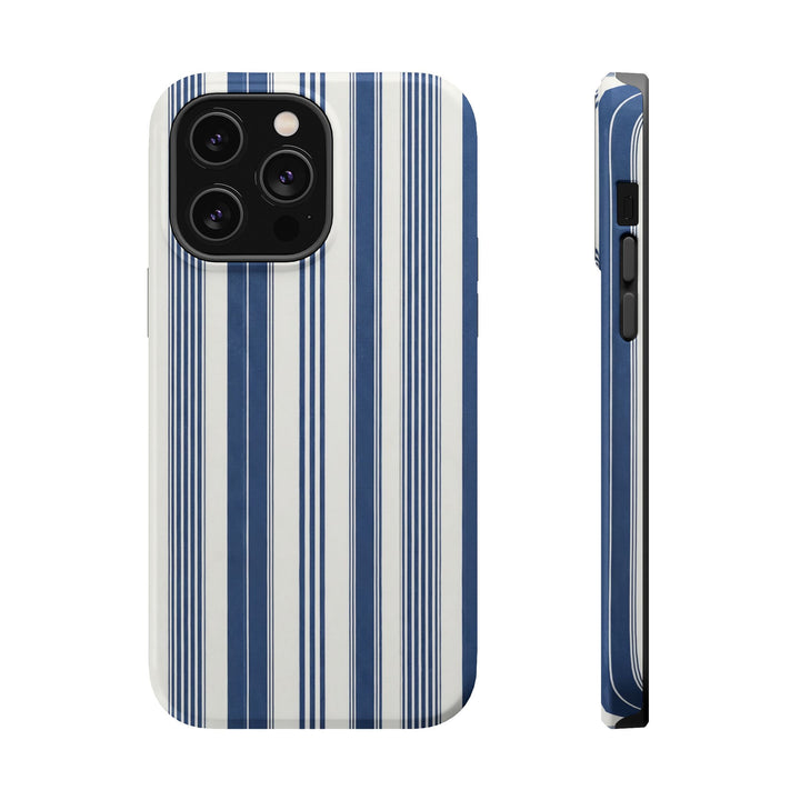 MagSafe Cute Phone Case, Coastal Striped Phone Case for iPhone 17 16 15 14 13 12 Pro Max, Samsung S26 S25 S24 Ultra case - Studio40ParkLane