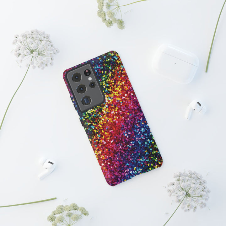 Premium Tough Muted Non - Glitter Color Composition Cute Phone Case, for IPhone 16 pro Max | Iphone 15, Iphone 14, 13, Samsung Galaxy S25, S24 - Studio40ParkLane