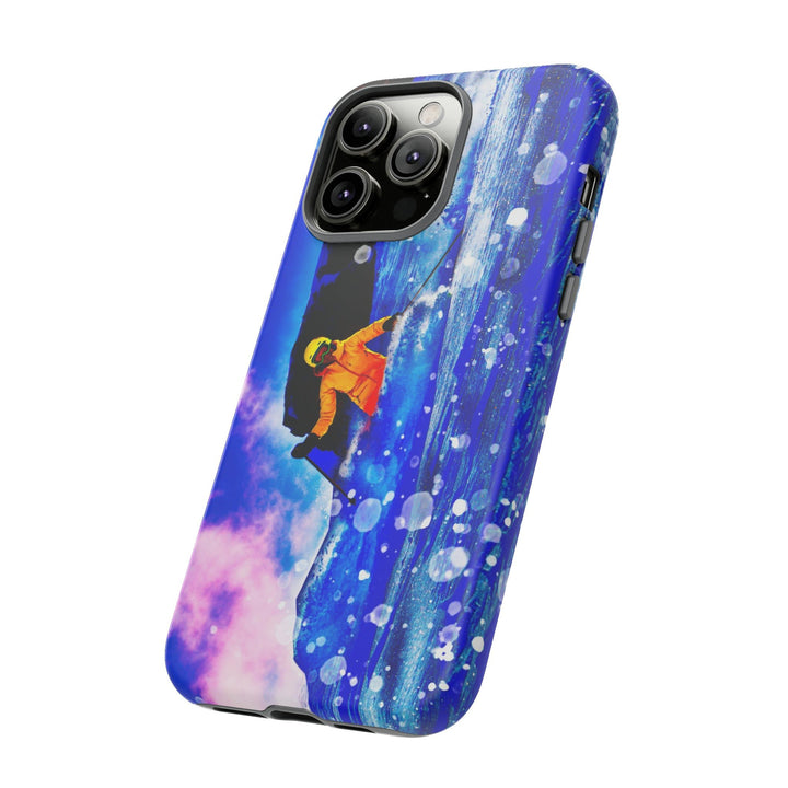Cute IPhone Case | iPhone 15 Case | iPhone 15 Pro Max Case, Iphone 14 Case, Iphone 14 Pro Max Case IPhone Case for Art Lovers, Skier Mountain - Studio40ParkLane