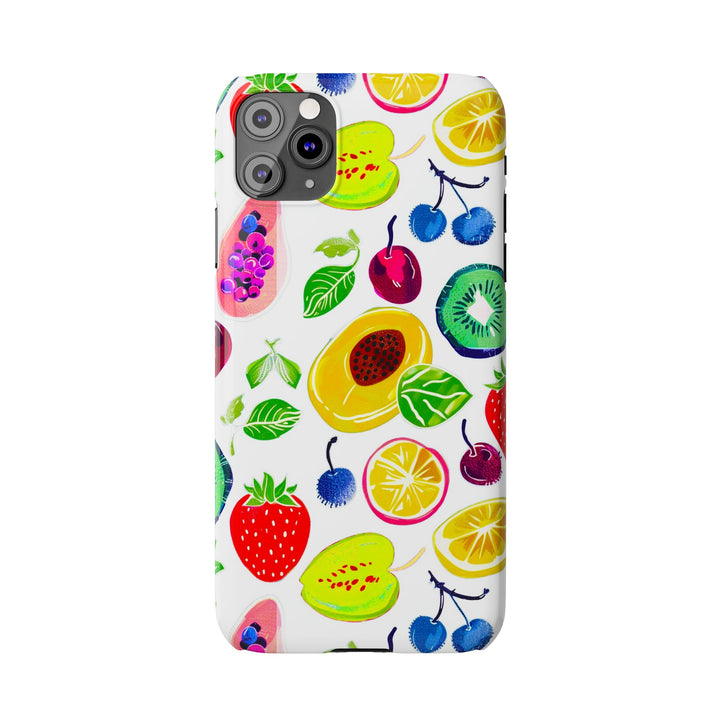 Slim Cute Phone Cases for Iphone | iPhone 15 Case | iPhone 15 Pro Max Case, Iphone 14, Iphone 14 Pro Max, Iphone 13, Summer Fruit Mix - Studio40ParkLane