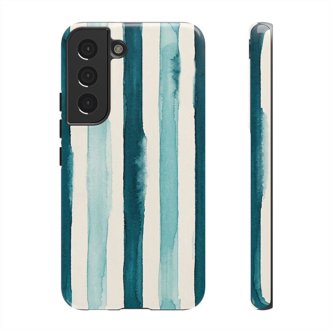 Tough Cute Green Stripes Phone Case, for IPhone 17 Pro Max | Iphone 17 Air, Iphone 16, IPhone 15, 14 13 12, Samsung Galaxy S26, S25, S24, S23