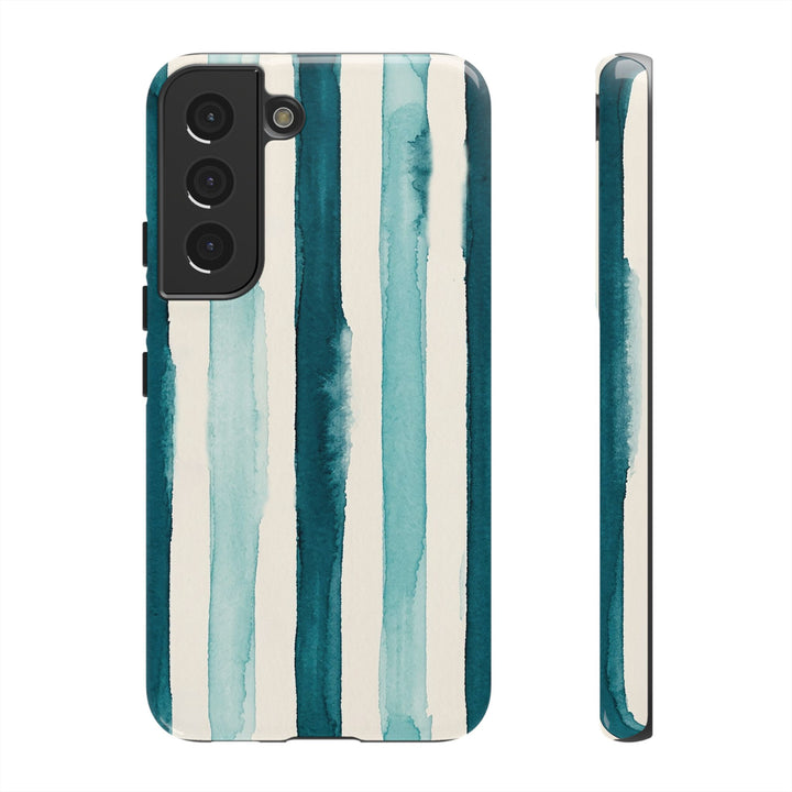 Tough Cute Green Stripes Phone Case, for IPhone 17 Pro Max | Iphone 17 Air, Iphone 16, IPhone 15, 14 13 12, Samsung Galaxy S26, S25, S24, S23