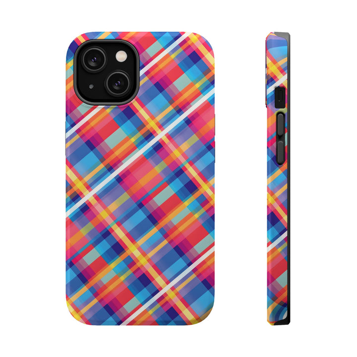 Checkered Plaid Magsafe Gift for Her Cute Phone Case for Iphone, | iPhone 16 | iPhone 15 Pro Max, Iphone 14 Pro Max, 13 12 11 10 9 8 7 - Studio40ParkLane