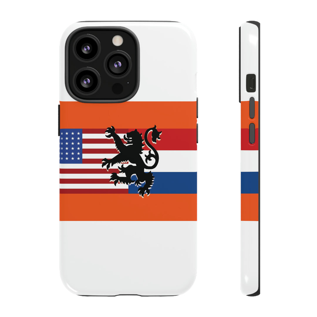 Cute IPhone Case | iPhone 15 Case | iPhone 15 Pro Max Case, Iphone 14 Case, Iphone 14 Pro Max Case IPhone Case for Art Lovers, Dutch US Flag - Studio40ParkLane