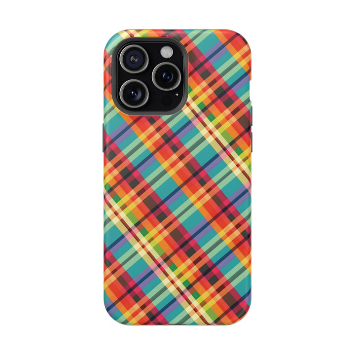 Checkered Plaid Magsafe Gift for Her Cute Phone Case for Iphone, | iPhone 16 | iPhone 15 Pro Max, Iphone 14 Pro Max, 13 12 11 10 9 8 7 - Studio40ParkLane