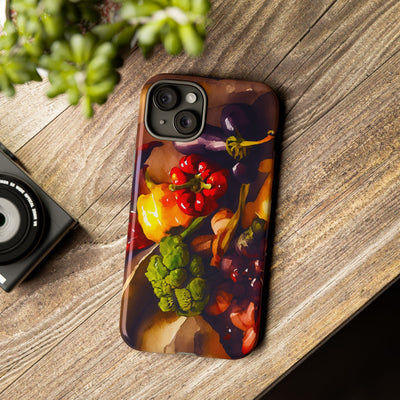 Impact Resistant, Fall Farm Vegetables, Cute Phone Cases for Samsung S24, S23, S22, S21, IPhone 15 pro Iphone 14 pro Iphone 13 IPhone 12 Iphone 11