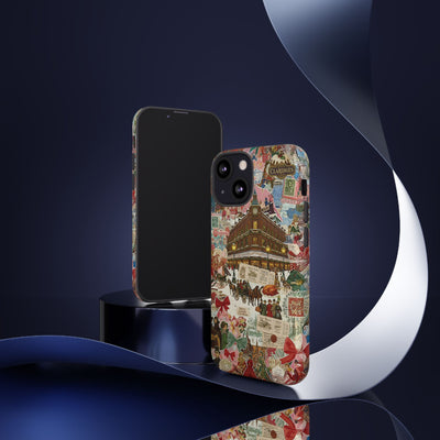Aesthetic Tough London Coquette Collage Premium Phone Case - For iPhone 17 Pro Max iPhone 16 Pro iPhone 15 Iphone 14 Plus 13 Pro 12 11 10 XR - Studio40ParkLane