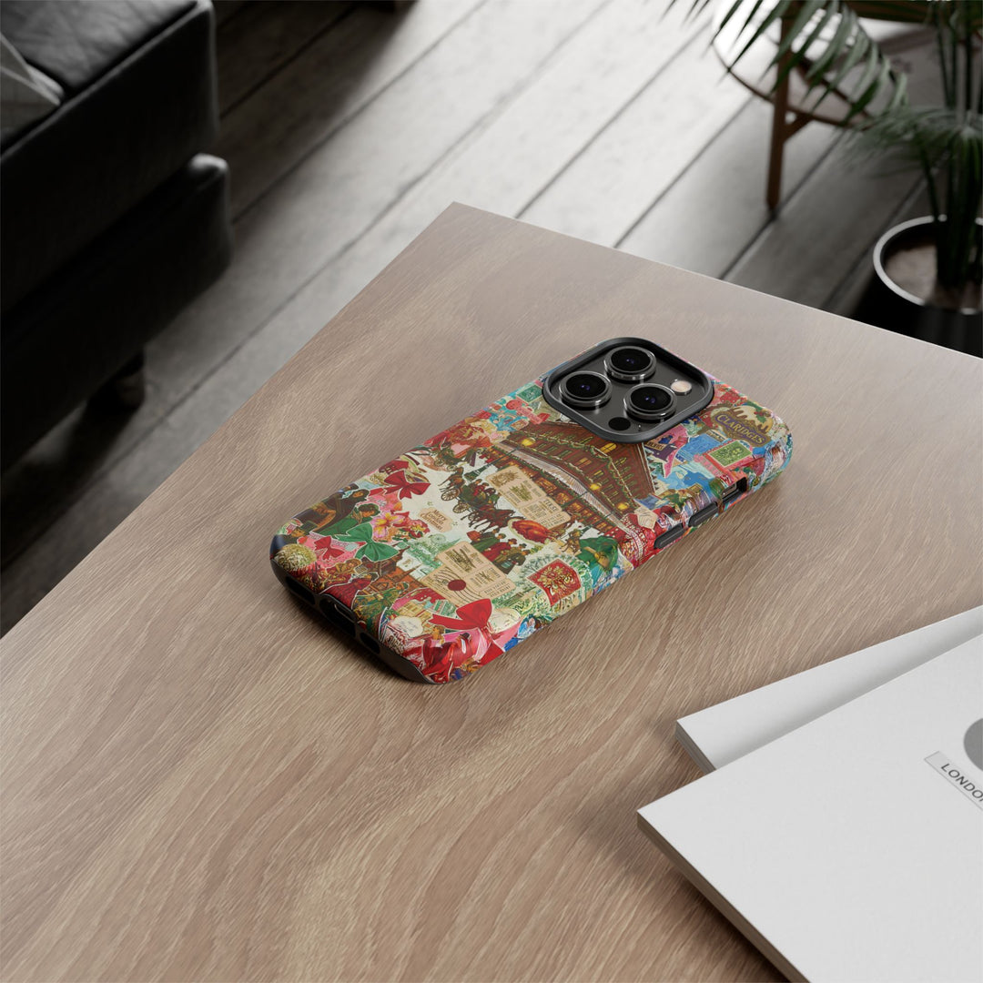 Aesthetic Tough London Coquette Collage Premium Phone Case - For iPhone 17 Pro Max iPhone 16 Pro iPhone 15 Iphone 14 Plus 13 Pro 12 11 10 XR - Studio40ParkLane