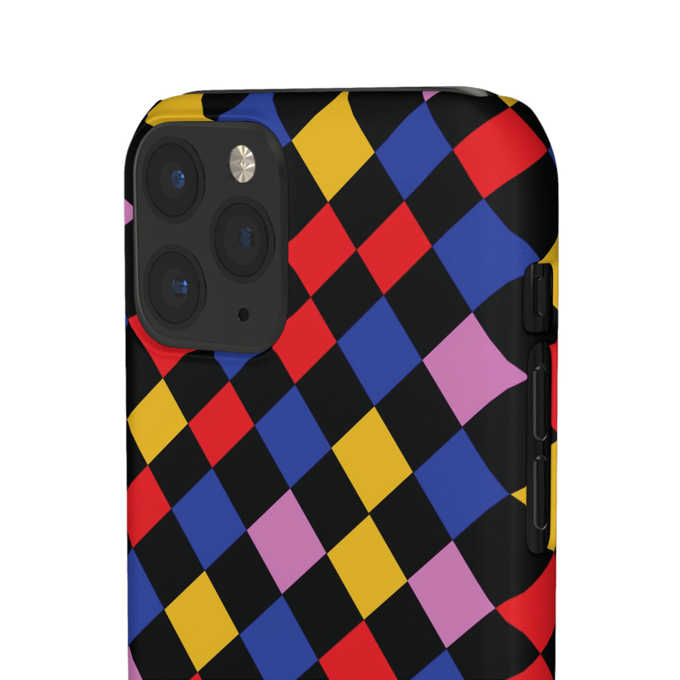Colorful Checkerboard Cute Phone Case - Sleek Snap - for iPhone 16 15 14 13 12 11 Max Pro Plus Samsung Galaxy S24 S23 S22 S21 S20 Plus Ultra - Studio40ParkLane