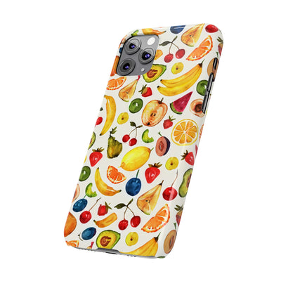 Fruit Mix Display Slim Cute Phone Cases for Iphone  | iPhone 15 Case | iPhone 15 Pro Max Case, Iphone 14, Iphone 14 Pro Max, Iphone 13