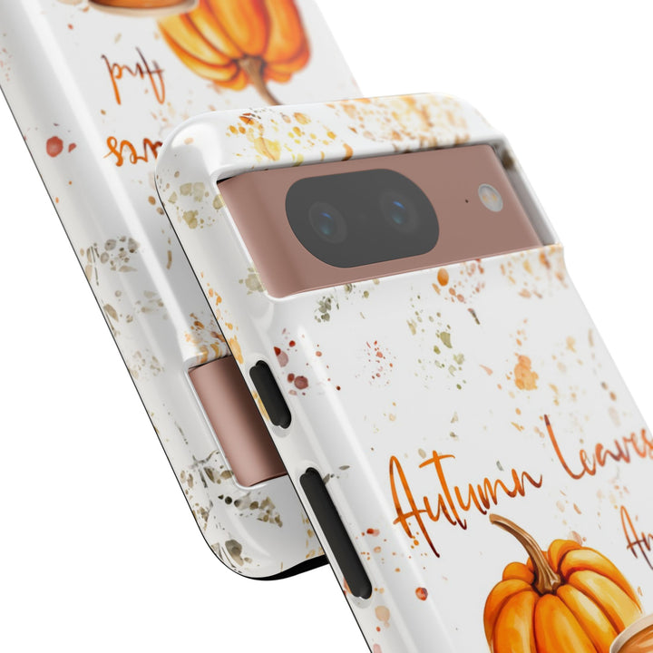 Impact Resistant, Fall Leaves Pumpkin Pie, Cute Phone Cases for Samsung S24, S23, S22, S21, IPhone 15 pro Iphone 14 pro Iphone 13 IPhone 12 Iphone 11 - Studio40ParkLane