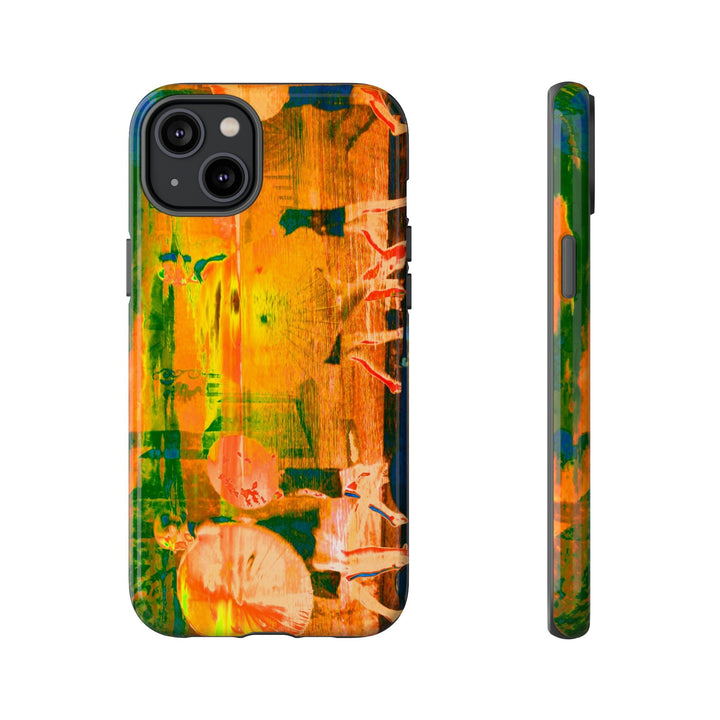Cute IPhone Case | iPhone 15 Case | iPhone 15 Pro Max Case, Iphone 14 Case, Iphone 14 Pro Max Case IPhone Case for Traveler, Fall Sunset Dance - Studio40ParkLane