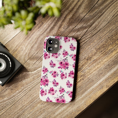 Slim Spring Flowers Gift for Her Cute Phone Cases for Iphone 16 Pro Max | iPhone 15 Case | iPhone 15 Pro Max Case, Iphone 14, 13, 12, 11, 10, 8, 7 - Studio40ParkLane