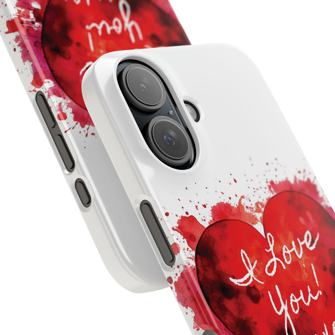Slim Custom Personalized Valentine Love Gift for Her Cute Phone Cases for Iphone 16 Pro Max | iPhone 15 Case | iPhone 15 Pro Max Case, Iphone 14, 13, 12, 11, 10, 8, 7 - Studio40ParkLane