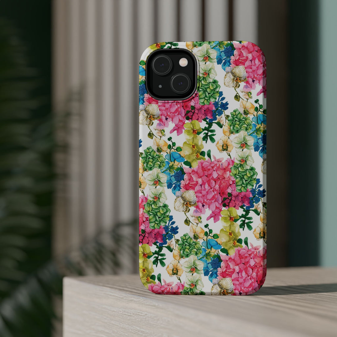 Spring Flowers Magsafe Cute Phone Case for Iphone Gift for Her, iPhone 16 Case iPhone 15 Pro Max Case, Iphone 14, Iphone 14 Pro Max, 13, 12 - Studio40ParkLane