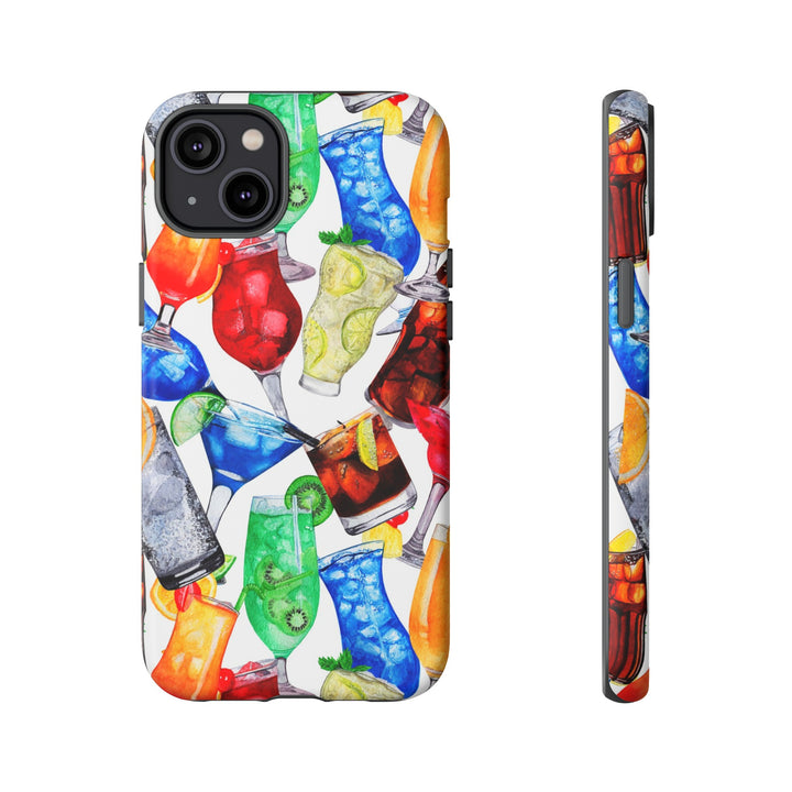 Cute Samsung Case | Cool Iphone Case | Summer Fruit Cocktail, Samsung S24, S23, S22, S21, IPhone 15 Case | Iphone 14 Case, Iphone 13 Case - Studio40ParkLane