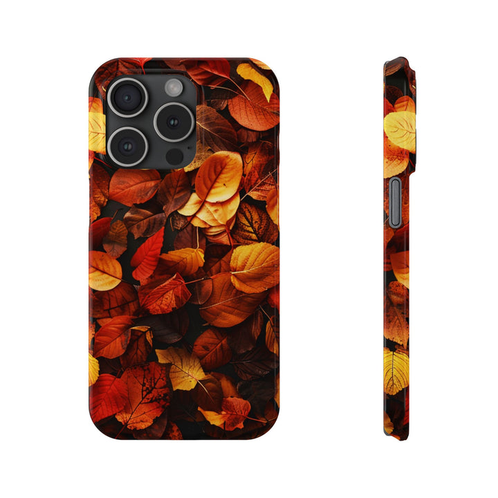 Slim Fall Autumn Leaves Gift for Her Cute Phone Cases for Iphone 16 | iPhone 15 Case | iPhone 15 Pro Max Case, Iphone 14, Iphone 14 Pro Max, Iphone 13, Slim - Studio40ParkLane