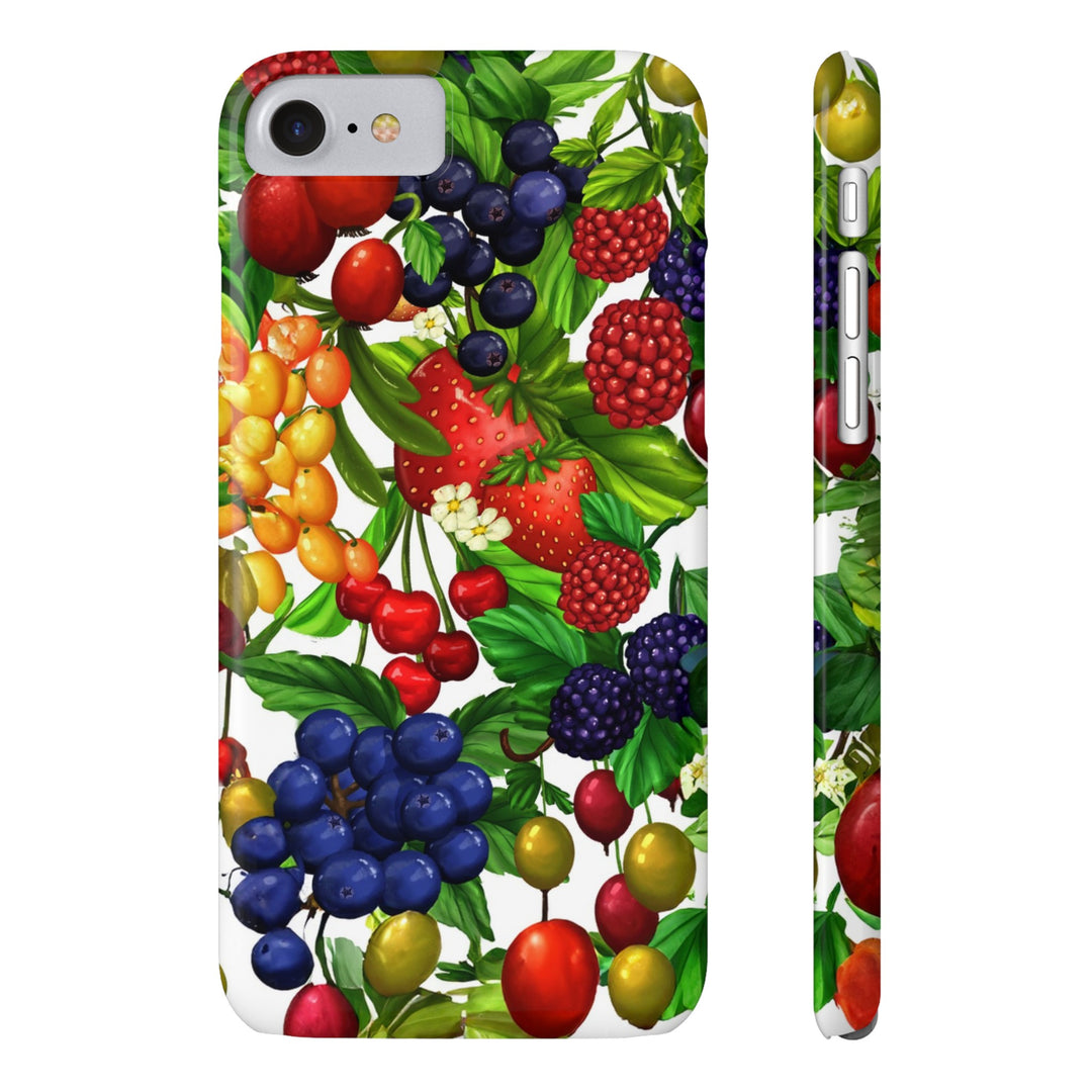 Slim Cute Phone Cases for Iphone - | iPhone 15 Case | iPhone 15 Pro Max Case, Iphone 14 Case, Iphone 14 Pro Max, Iphone 13, Summer Mixed Fruit - Studio40ParkLane