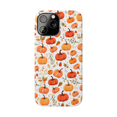 Slim Fall Autumn Pumpkins Gift for Her Cute Phone Cases for Iphone 16 | iPhone 15 Case | iPhone 15 Pro Max Case, Iphone 14, Iphone 14 Pro Max, Iphone 13, Slim