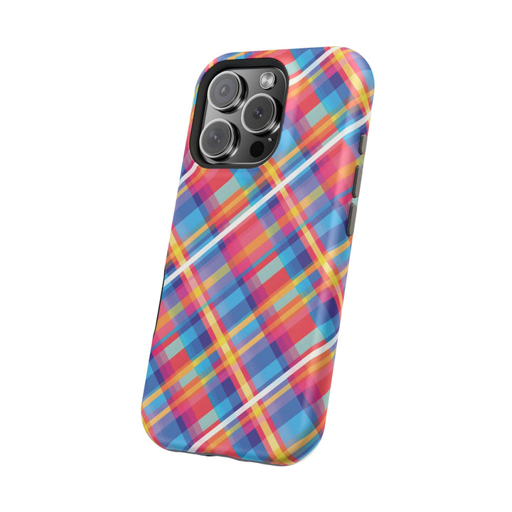 Checkered Plaid Magsafe Gift for Her Cute Phone Case for Iphone, | iPhone 16 | iPhone 15 Pro Max, Iphone 14 Pro Max, 13 12 11 10 9 8 7 - Studio40ParkLane