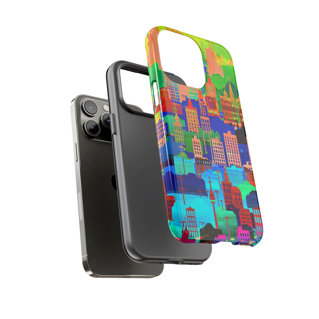 Cute Samsung Case | Cool Iphone Case | Summer City Skyline, Samsung S24, S23, S22, S21, IPhone 15 Case | Iphone 14 Case, Iphone 13 Case - Studio40ParkLane
