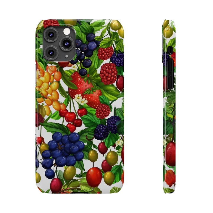 Slim Cute Phone Cases for Iphone - | iPhone 15 Case | iPhone 15 Pro Max Case, Iphone 14 Case, Iphone 14 Pro Max, Iphone 13, Summer Mixed Fruit - Studio40ParkLane