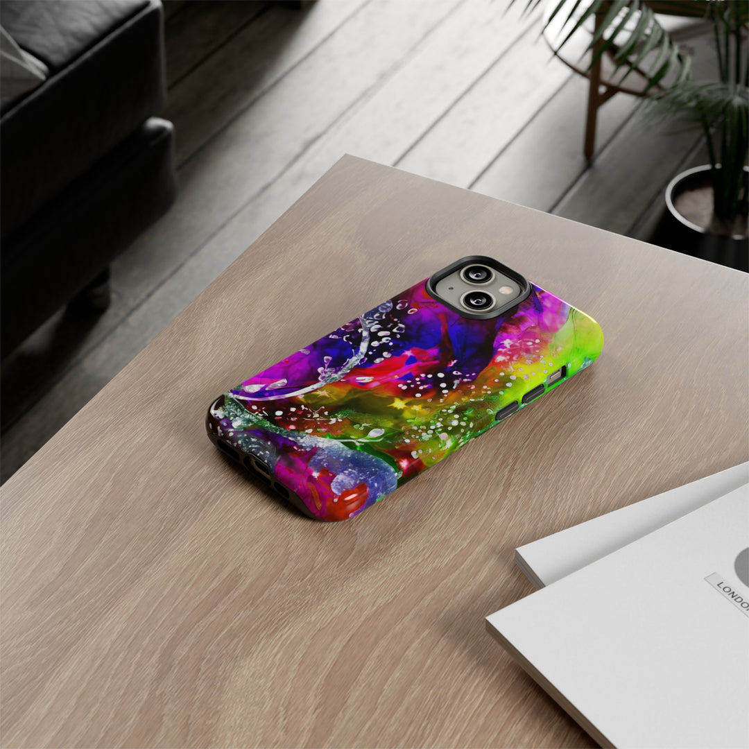 Impact Resistant, Multi Color Marble, Cute Phone Cases for Samsung S24, S23, S22, S21, IPhone 15 pro Iphone 14 pro Iphone 13 IPhone 12 Iphone 11 - Studio40ParkLane