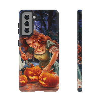 Autumn Fall Pumpkin Fairy Gift for Her Cute Phone Case for, Samsung Galaxy S24, S23, S22, S21, IPhone 16 Case | Iphone 15, Iphone 14, IPhone 13 Case