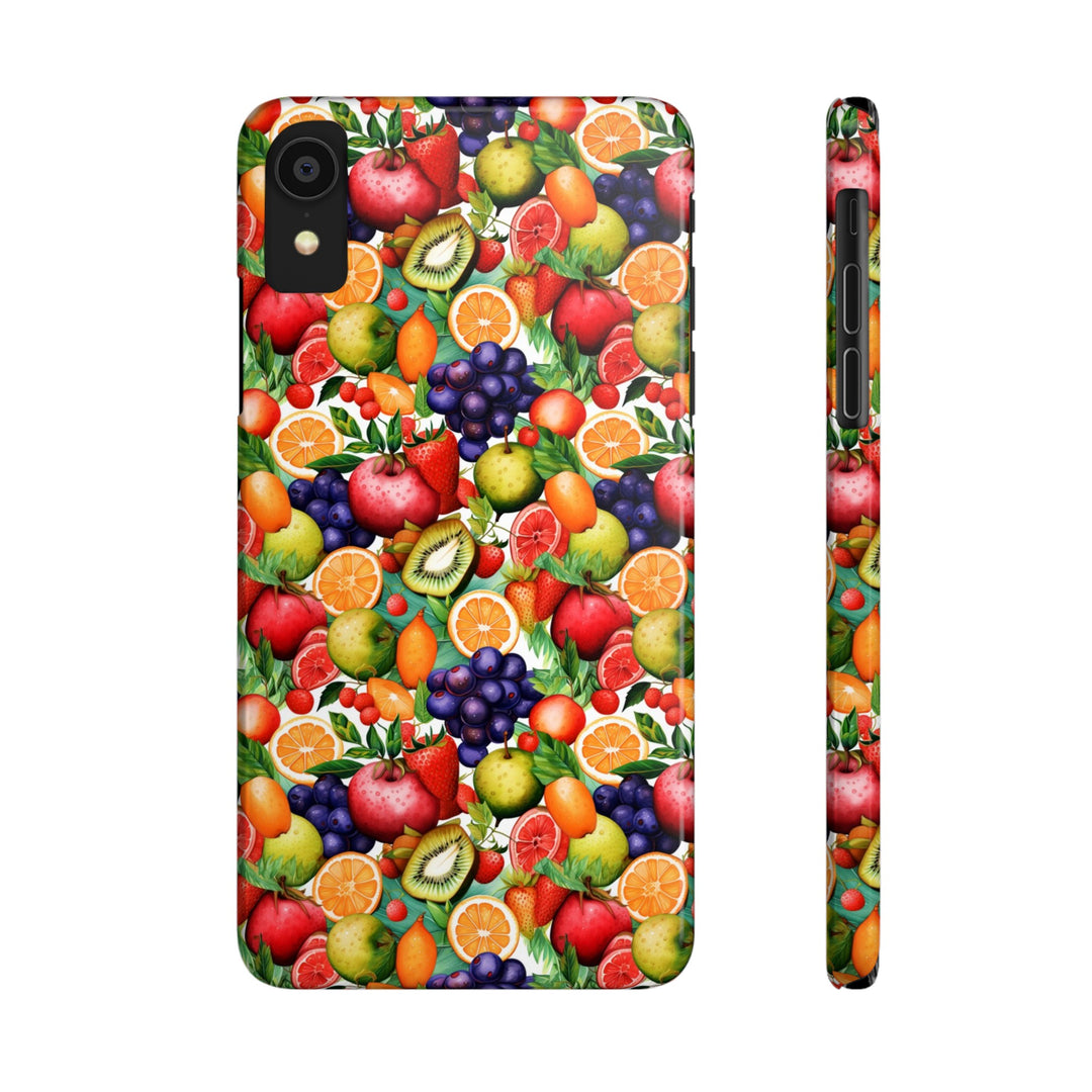 Slim Cute Phone Cases for Iphone | iPhone 15 Case | iPhone 15 Pro Max Case, Iphone 14, Iphone 14 Pro Max, Iphone 13, Summer Fruit Mix Selection - Studio40ParkLane