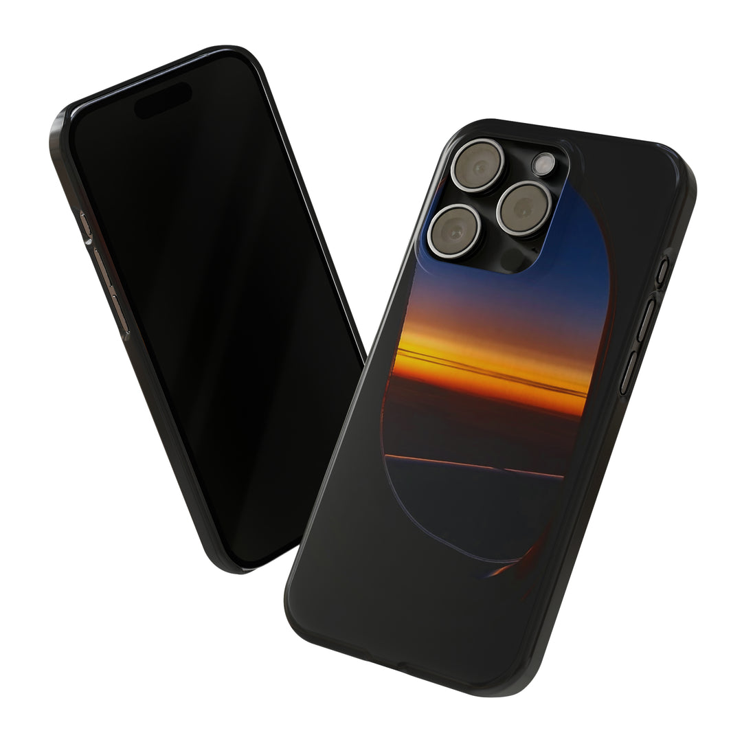Slim Cute Phone Cases for Iphone - | iPhone 15 Case | iPhone 15 Pro Max Case, Iphone 14 Case, Iphone 14 Pro Max, Iphone 13, Airplane Window Sunset - Studio40ParkLane