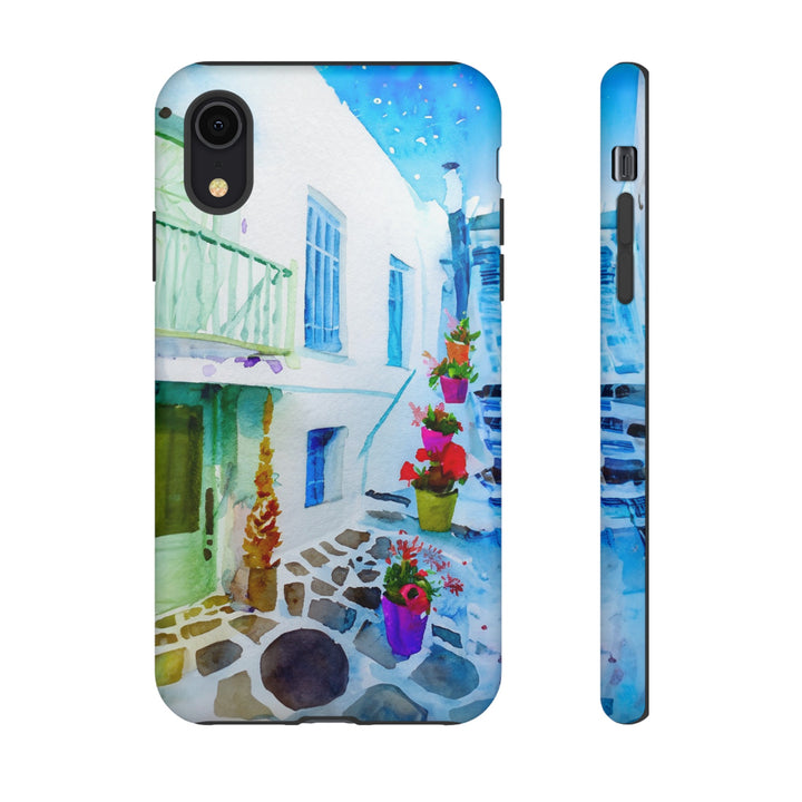 Impact Resistant, Greece House, Cute Phone Cases for Samsung S24, S23, S22, S21, IPhone 15 pro Iphone 14 pro Iphone 13 IPhone 12 Iphone 11 - Studio40ParkLane