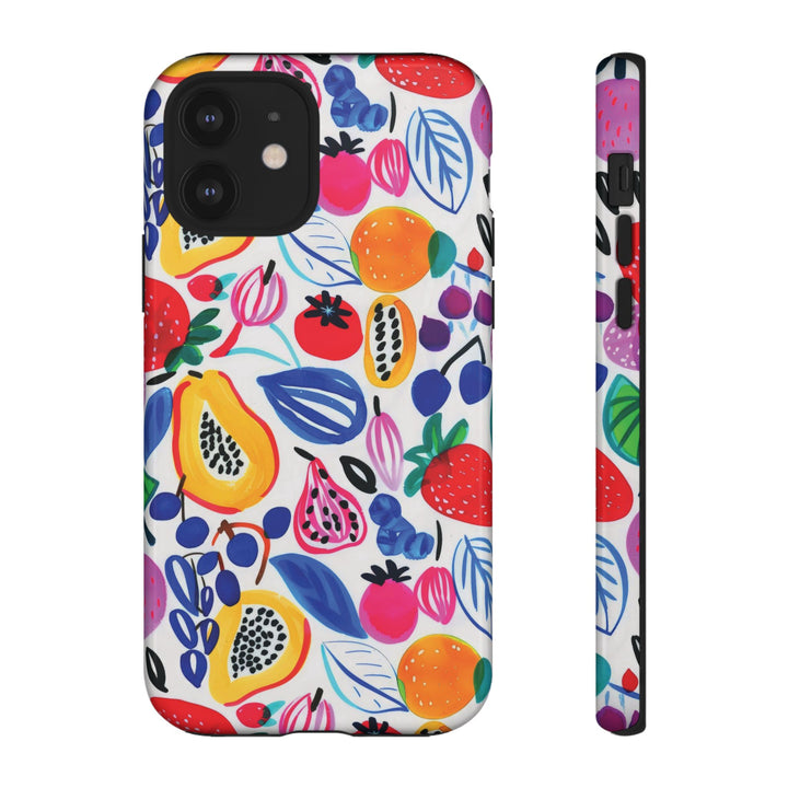 Premium Tough Summer Fruit Collage Gift for Her Cute Phone Cases for Samsung and Iphone, 16, 15, 14, S24, S23, S22, S21, S20, Plus, Ultra, Pro - Studio40ParkLane