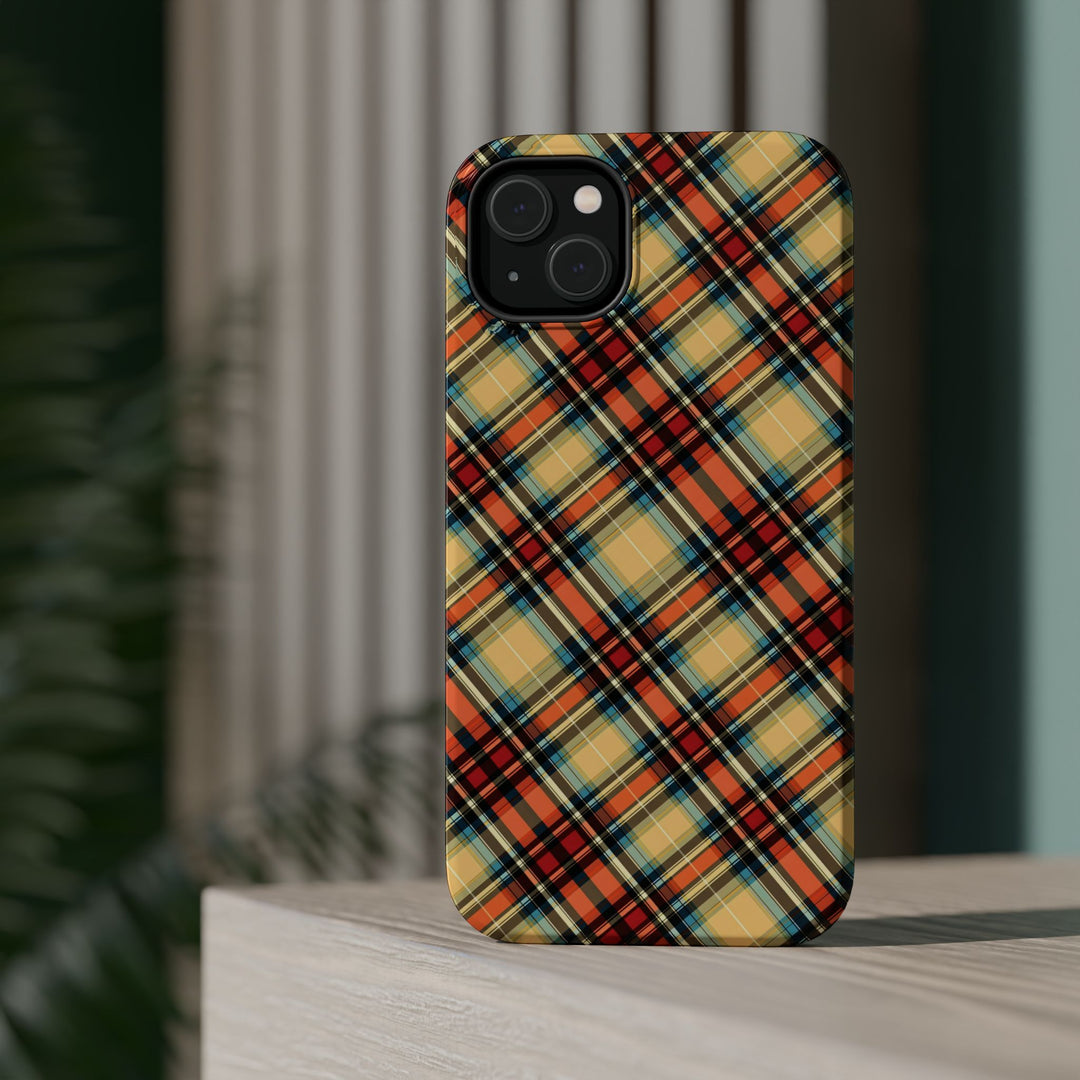 Checkered Plaid Magsafe Gift for Her Cute Phone Case for Iphone, | iPhone 16 | iPhone 15 Pro Max, Iphone 14 Pro Max, 13 12 11 10 9 8 7 - Studio40ParkLane