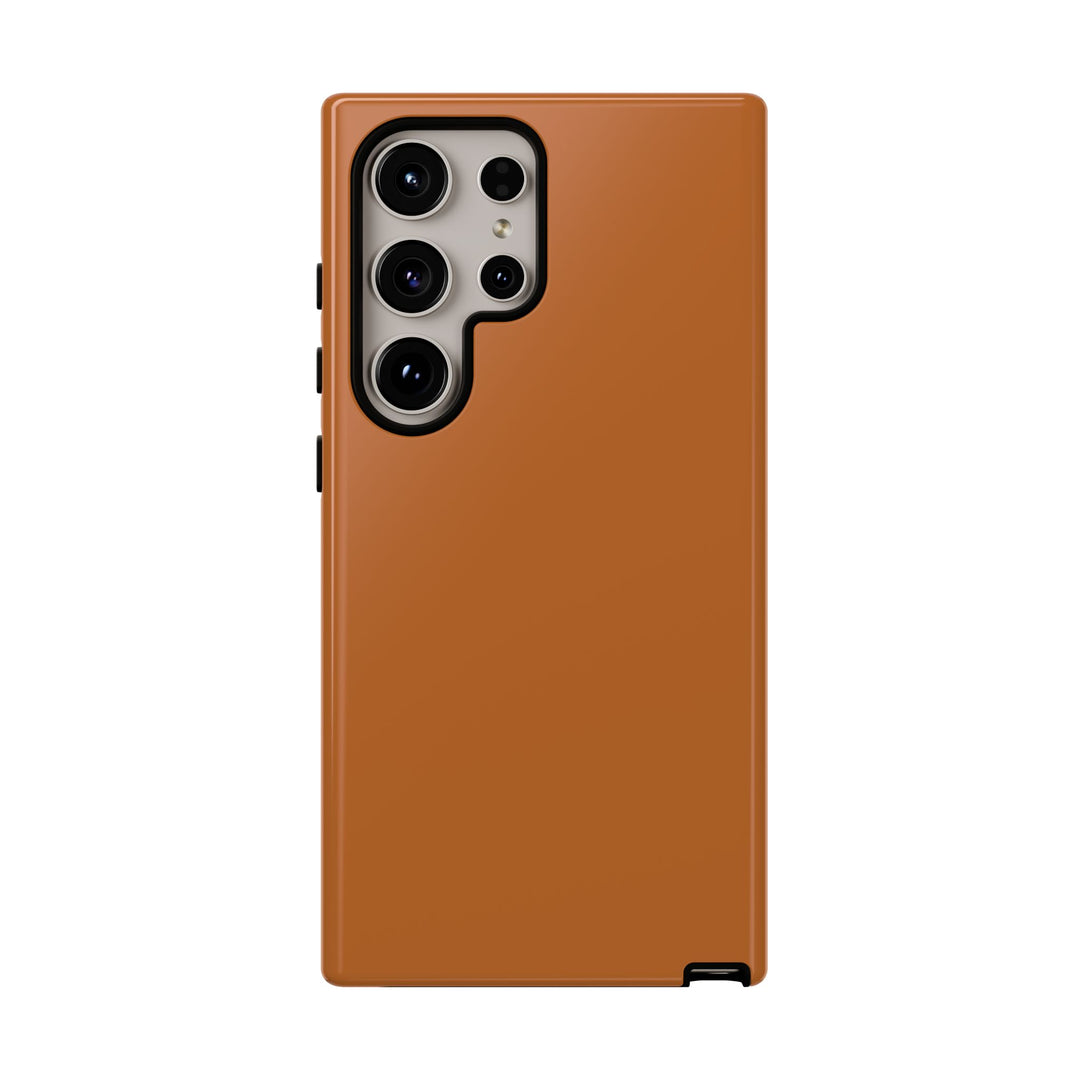 Premium Tough Rusty Brown Orange Gift for Her Cute Phone Cases for Samsung S25 S24, S23, S22, S21, Iphone, 16, 15, 14, 13 Pro Max Ultra - Studio40ParkLane