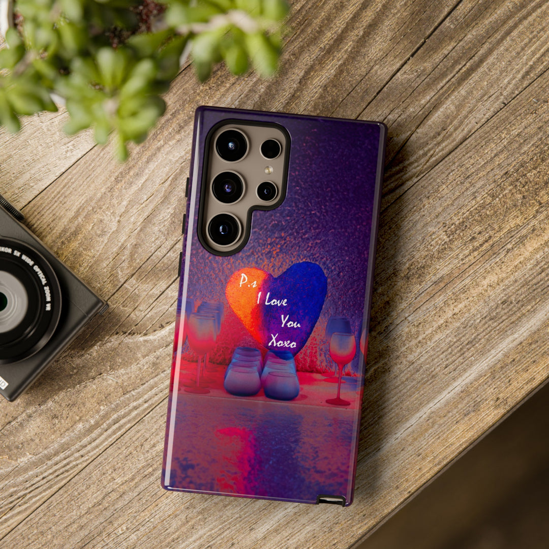 Cute Samsung Case | Cool Iphone Case | PS I love You - Heart, Samsung S24, S23, S22, S21, IPhone 15 Case | Iphone 14 Case, Iphone 13 Case - Studio40ParkLane