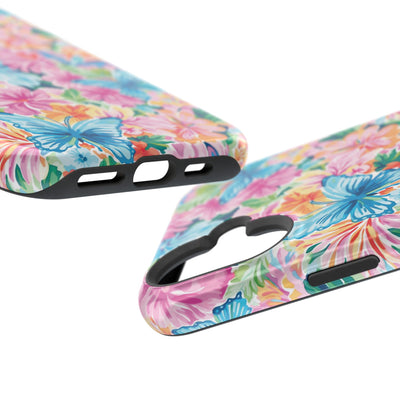 Butterflies Flowers Magsafe Cute Phone Case for Iphone Gift for Her, iPhone 16 Case iPhone 15 Pro Max Case, Iphone 14, Iphone 14 Pro Max, 13, 12