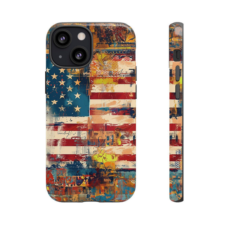 Impact Resistant, American Flag, Cute Phone Cases for Samsung S24, S23, S22, S21, IPhone 15 pro Iphone 14 pro Iphone 13 IPhone 12 Iphone 11 - Studio40ParkLane