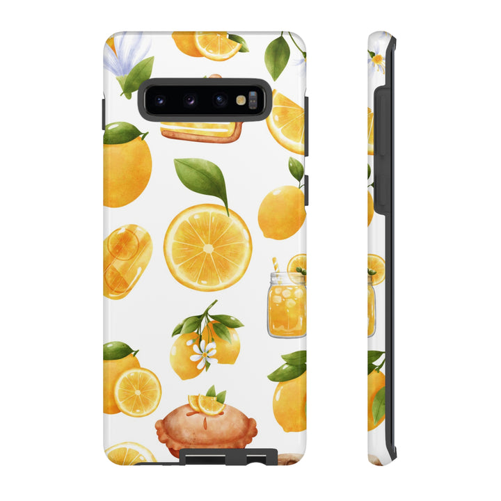 Cute Samsung Phone Case | Aesthetic Samsung Phone Case | Galaxy S23, S22, S21, S20 | Summer Fruit Lemons, Protective Phone Case - Studio40ParkLane