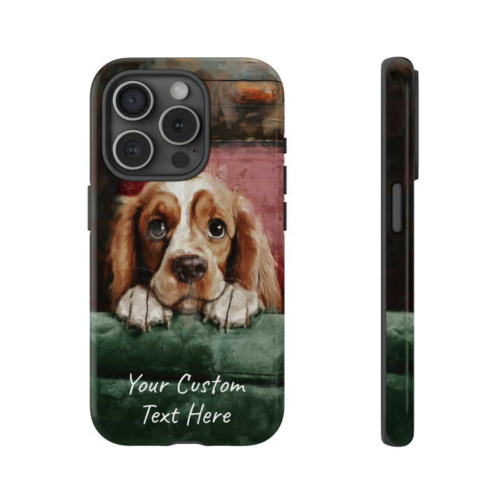 Personalize this Cute IPhone Case | Cocker Spaniel iPhone Case, iPhone 15 Case | iPhone 15 Case, Iphone 14 Case, Iphone 14 Pro Max Case - Studio40ParkLane