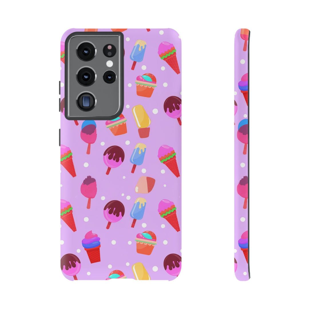 Cute Samsung Case | Cool Iphone Case | Summer Pink Ice - Cream, Samsung S24, S23, S22, S21, IPhone 15 Case | Iphone 14 Case, Iphone 13 Case - Studio40ParkLane